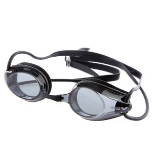 Arena Adult Racing Tracks Mirror Swimming Goggle Anti-Fog UV Protection Black/SL