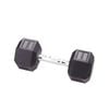 York 27.5KG Hex Dumbbell Black Single