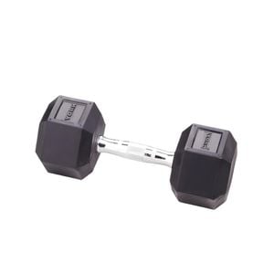 York 27.5KG Hex Dumbbell Black Single