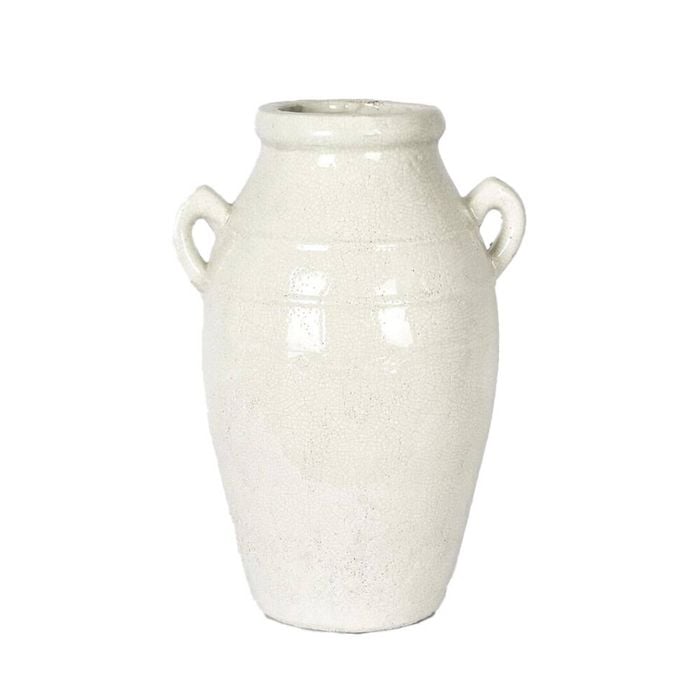 Belle Terracotta Jameson Indoor Urn Medium 32x47cm - White