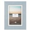 Unigift Dune Glass Home Decor Picture Photo Frame 10x15cm Blue & White