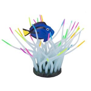Kazoo Silicone Plant - Bubbling Sea Anemone With Fish (19660)