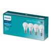 Philips A60 E27 LED 1050Lm Cool Daylight 9W Globe - 4 Pack