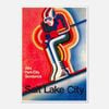 Galrie Vintage Ski Poster of Salt Lake City Utah Classic American Art Décor, Poster Only, A2 42 x 60cm (16 x 24inch)