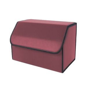 SOGA Medium Red Car Boot Organizer