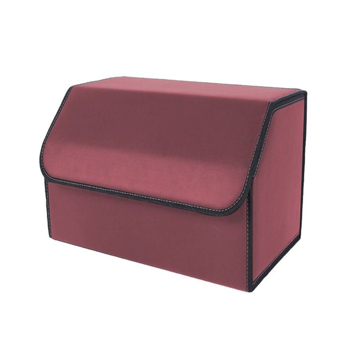 SOGA Medium Red Car Boot Organizer