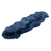 Naturally Sheepskins 180x55cm Navy New Zealand Long Wool Sheepskin Rug - Double