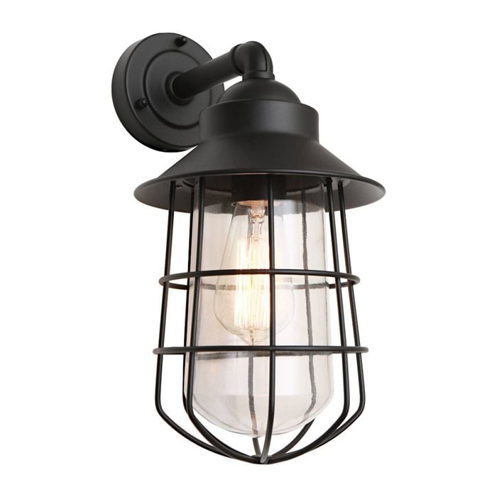 Cougar Lighting Lincoln 1lt Exterior Wall Light Black