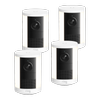 Ring Spotlight Camera 2K Battery Security Camera White 4PK