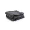 2pc Onkaparinga 60x90cm Cotton Flinders Premium Bath Mats Set 800GSM Charcoal
