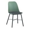 Modern Furniture LAXMI Dining Chair 83x45cm- Dusty Green & Black