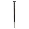 Adoored 40 x 40 x 710mm Brushed Nickel Adjustable Metal Furniture Leg