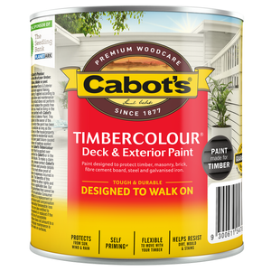 Cabot's 500ml White Timbercolour Deck & Exterior Paint