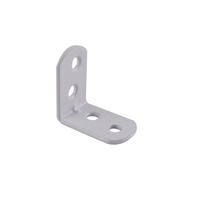 Carinya 30 x 30 x 17 x 1.8mm White Reinforcing Angle Bracket - 12 Pack