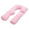 Giselle Bedding U-Shaped Maternity Pillow with 100% Cotton Pink