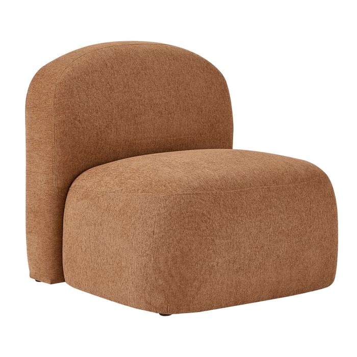 Cooper & Co. Luca Block Arm Chair Pumpkin