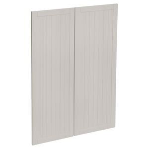 Kaboodle 900mm Cremasala Country Medium Pantry Doors - 2 Pack
