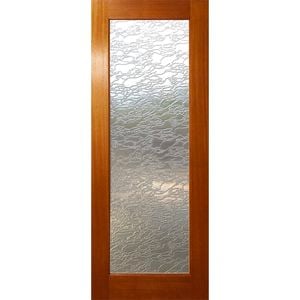 Woodcraft 2040 x 820 x 35mm Internal Door 1Lite Delta Frosted Glass