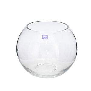 Glass Fish Bowl Clear D25cm