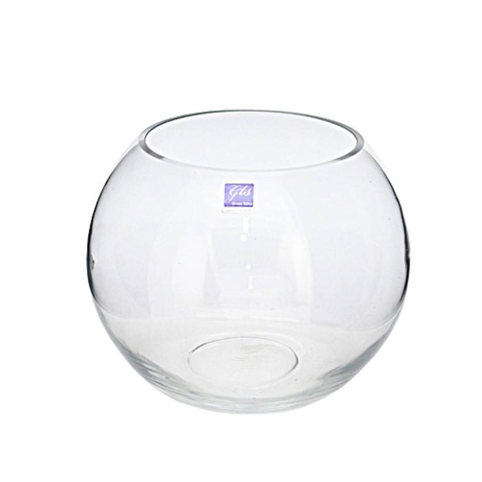Glass Fish Bowl Clear D25cm