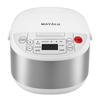 Mayalu Smart Rice Cooker, 1.8L Capacity, Multi-function with Timer, White