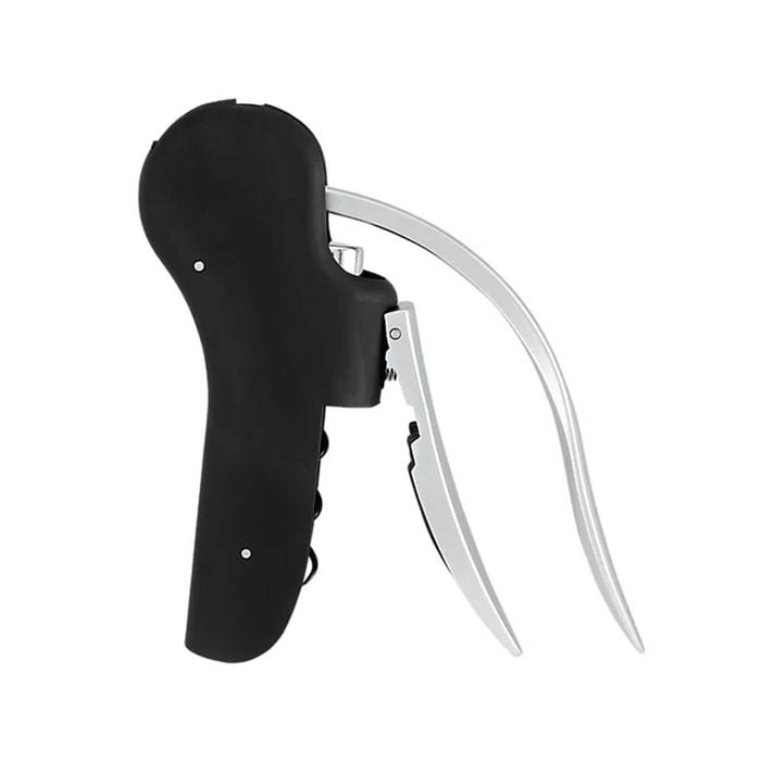 Blomus Lever Man Automatic Corkscrew w/ Foil Cutter Wine Bottle Opener Black