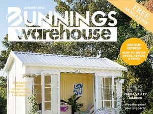 Bunnings January Magazine front cover close up.