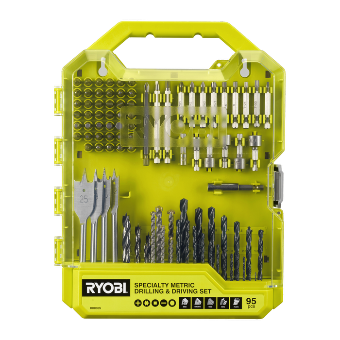 Ryobi 95 Piece Specialty Metric Drill And Drive Set