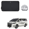 Front Windscreen Sun Shade for Toyota Alphard 2015 - 2023 (AH30) - XL 160 x 100 cm - Black