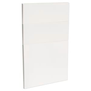 Kaboodle 450mm Gloss White Modern 3 Drawer Panels
