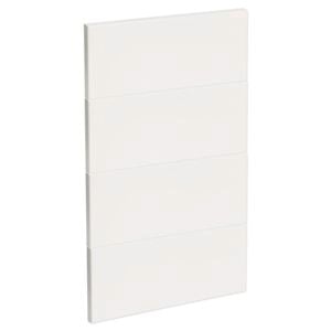 Kaboodle 450mm Gloss White Modern 4 Drawer Panels 