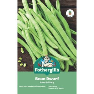 Fothergill's Bountiful Baby Dwarf Bean Vegetable Seeds