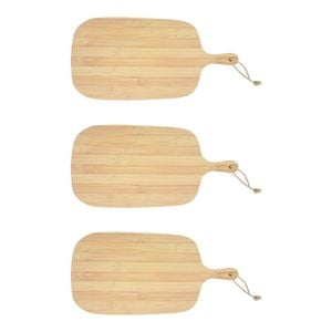 3pk Boyle Bamboo Chopping & Serving Board Large For Kitchen/crafts 40x19x1.2cm