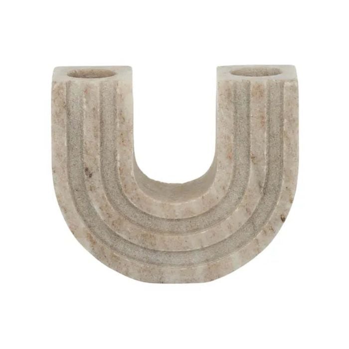 Casa Marble Candle Holder | 12x10cm