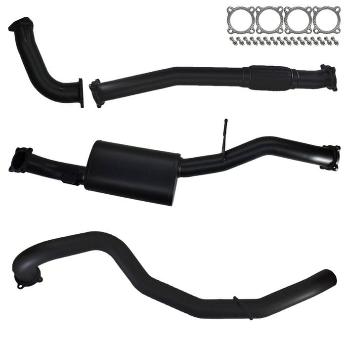 Ignite Exhausts Dump Back For Nissan Gu Patrol 2.8l Turbo Diesel Wagon 3" Inch / Muffler 409 Stainless Steel