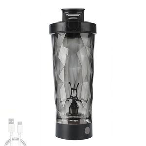 Catzon Electric Shaker Bottle 700ml Rechargeable Mixer Cup Long Battery Life-black
