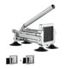 Vevor French Fry Cutter Silver With 1.27cm And 0.95cm Stainless Steel With Suction Cups For Potato
