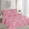 Bloomington Beverley Pink 3 Pce Lightly Quilted Polyester Cotton Coverlet Set Queen