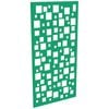 ProtectorAl 300-1200w x 1201-2400h Light Green/Gloss White Squares Unframed Composite Deco Panel