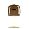 Nordhavn Replica Jube Table Lamp, 240V Brown Glass Dome Bedside Desk Light