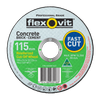 Flexovit 115 x 3.2 x 22mm Masonry Cut Off Wheel