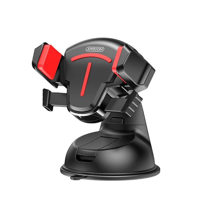 Phone Holder Joyroom 360 Rotatable Suction Cup Car Holder Dashboard Black & Red