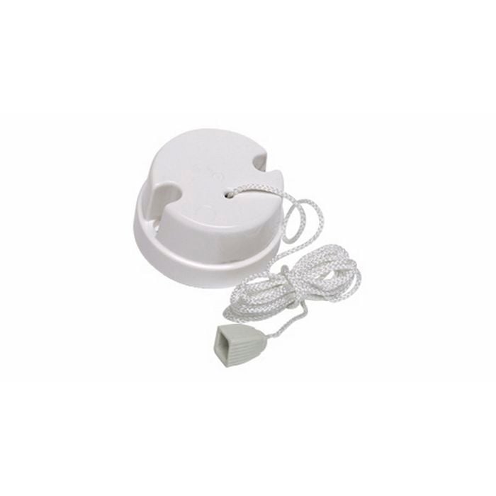 HPM Ceiling Switch with Pull Cord White