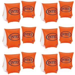 12pc Intex Inflatable Deluxe Arm Bands Kids/Children Floaties Swimming Bracer