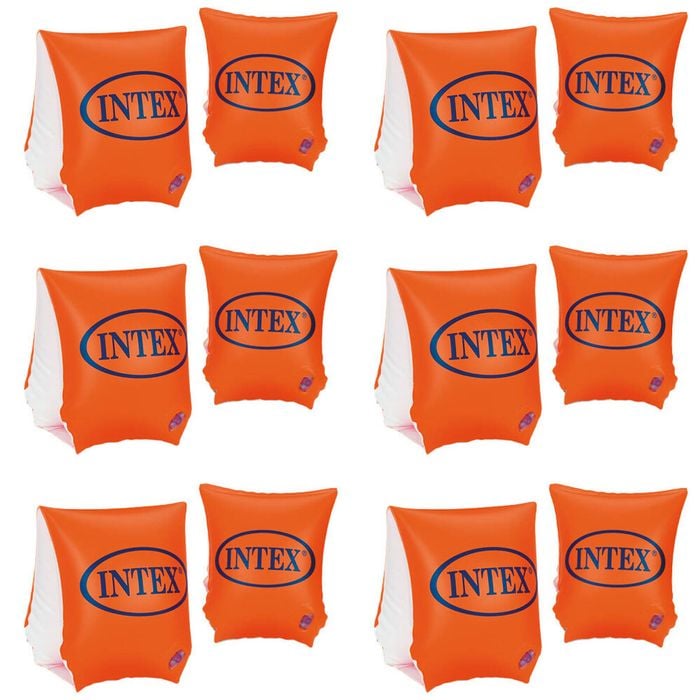 12pc Intex Inflatable Deluxe Arm Bands Kids/Children Floaties Swimming Bracer