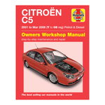 Citroen C5 Petrol & Diesel (01 - Mar 08) Haynes Repair Manual
