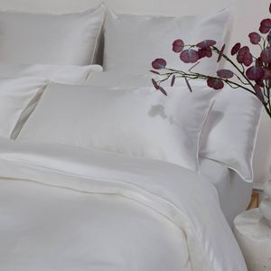 Bedding Co. Pillow Case 100% Mulberry Silk 22 Momme White Queen