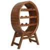 vidaXL Wine Rack 13 Bottles Timber Storage Shelf Holders