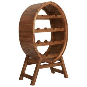 vidaXL Wine Rack 13 Bottles Timber Storage Shelf Holders