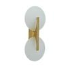 Noble Glass Wall Light - Gold